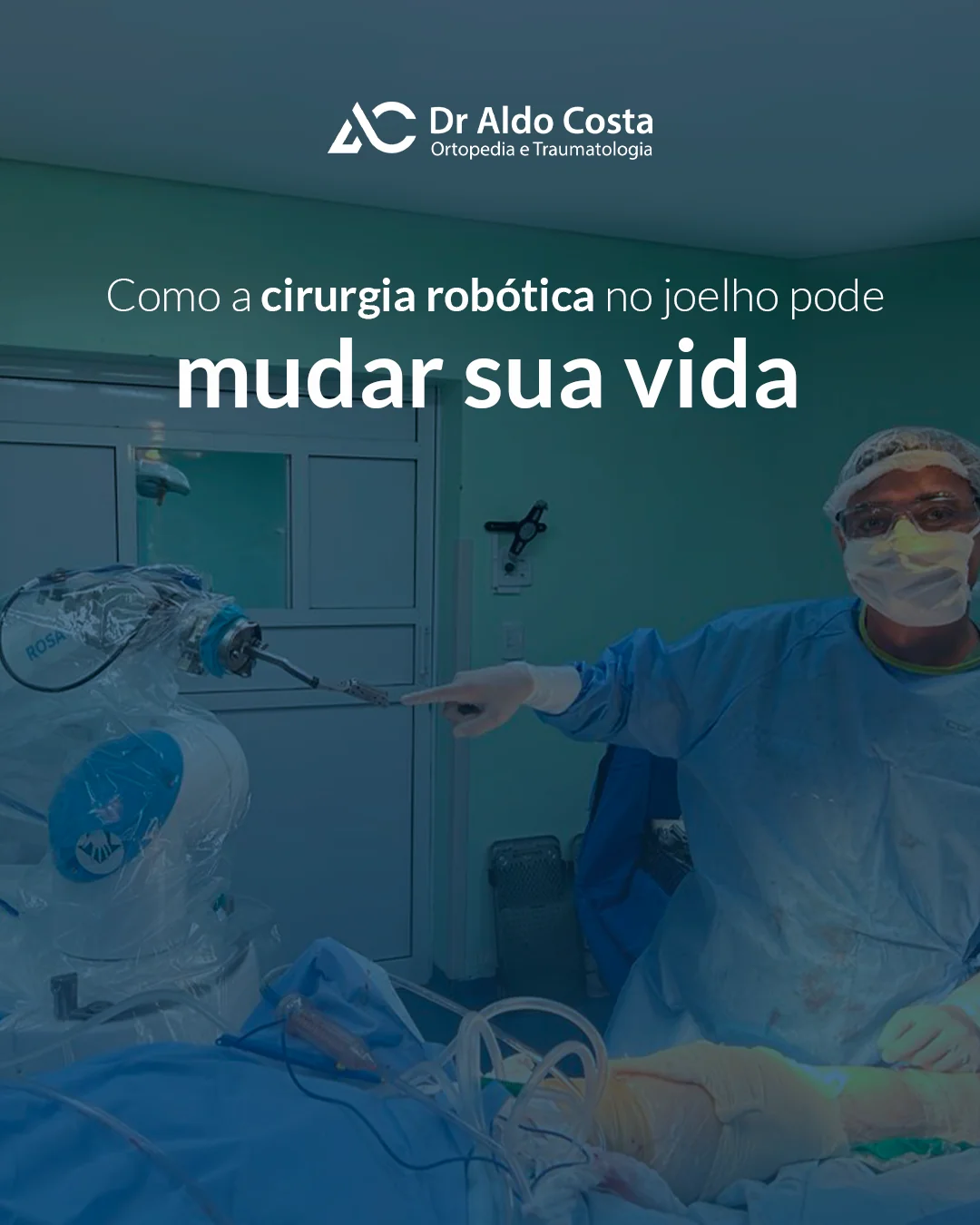Imagem ilustrativa da notícia: Como a cirugia robótica no joelho pode mudar sua vida