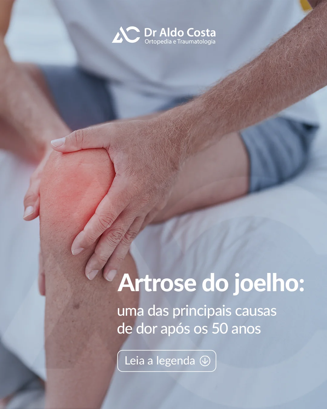 Imagem ilustrativa da notícia: Artrose do joelho: uma das principais causas de dor após os 50 anos